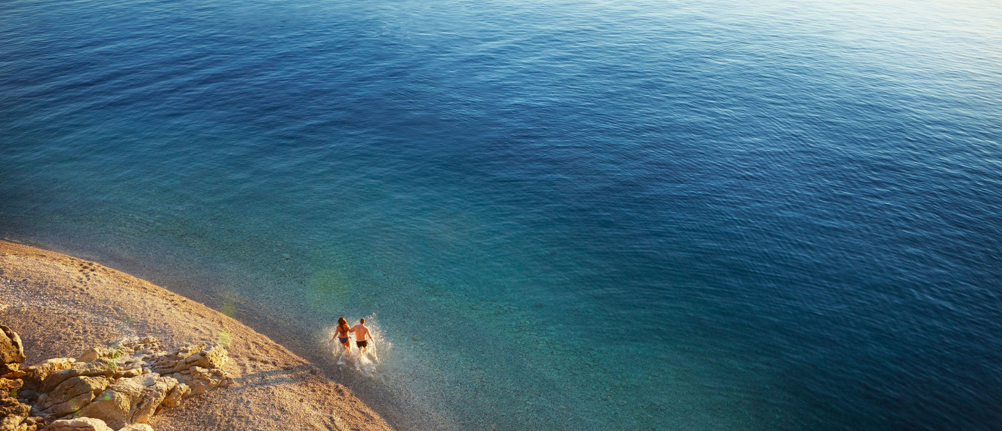 Beautiful beach at Sun Gardens Dubrovnik Beautiful beach at Sun Gardens Dubrovnik