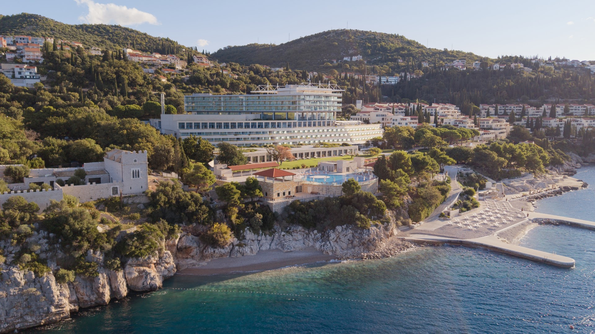 Sun Gardens Dubrovnik - Resort Aerial New